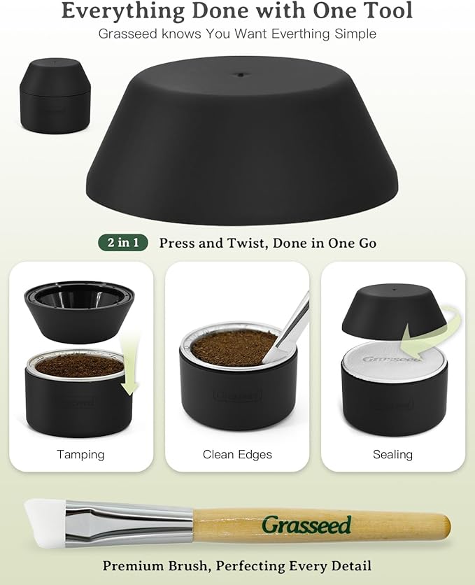 Reusable Vertuo Capsule Kit (50 Lids, Nespresso)