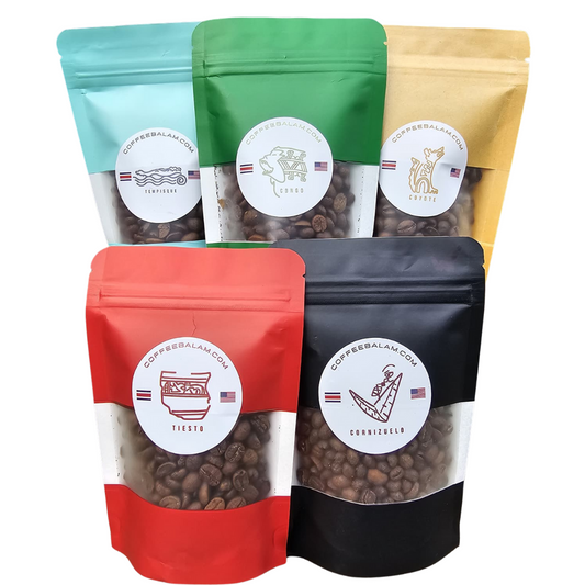 Costa Rica Coffee Sampler – Taste All 5 Coffee Balam Varieties